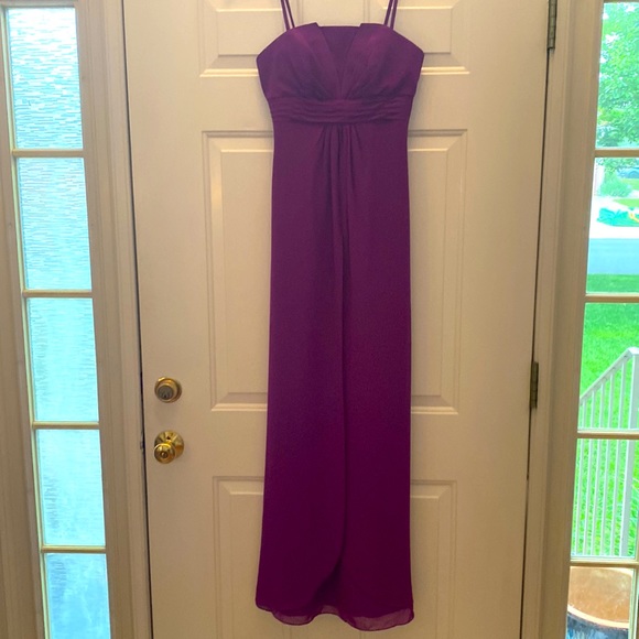 Purplish full length gown in excellent condition:) - Picture 6 of 6